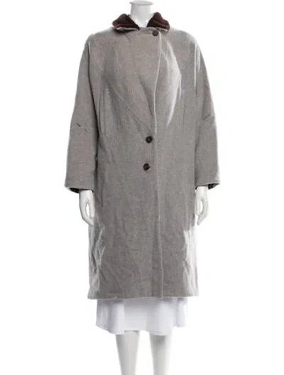 Pre-owned Rachel Comey Wool Coat In Grey