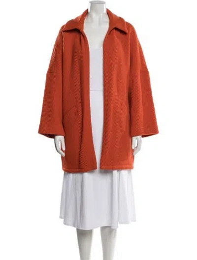 Pre-owned Rachel Comey Wool Coat In Orange