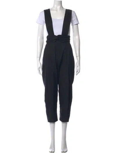 Pre-owned Rachel Comey Wool Crew Neck Jumpsuit In Blue