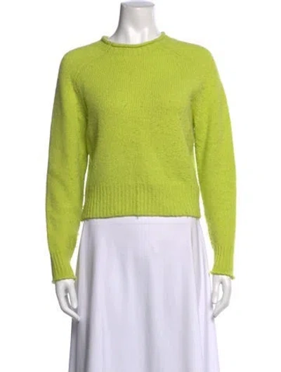 Pre-owned Rachel Comey Wool Crew Neck Sweater In Green