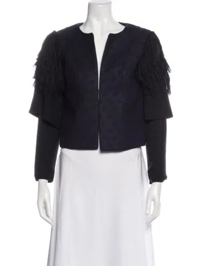 Pre-owned Rachel Comey Wool Evening Jacket In Blue