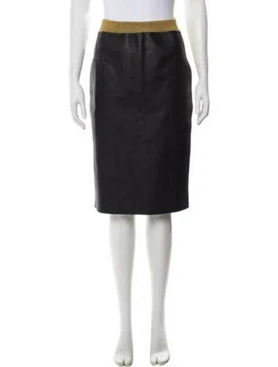 Pre-owned Rachel Comey Wool Knee-length Skirt In Black