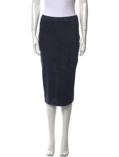 Pre-owned Rachel Comey Wool Knee-length Skirt In Blue