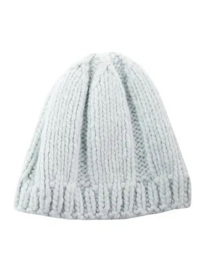 Pre-owned Rachel Comey Wool Knitted Beanie In Blue