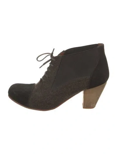 Pre-owned Rachel Comey Wool Lace-up Boots In Multi