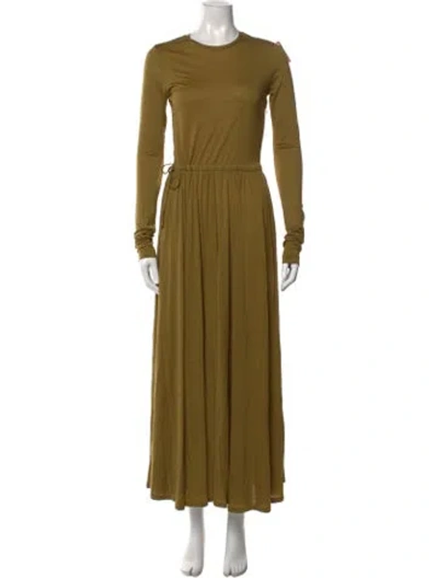 Pre-owned Rachel Comey Wool Long Dress W/ Tags In Green