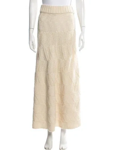 Pre-owned Rachel Comey Wool Long Skirt In Neutrals