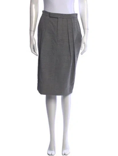 Pre-owned Rachel Comey Wool Midi Length Skirt In Gray