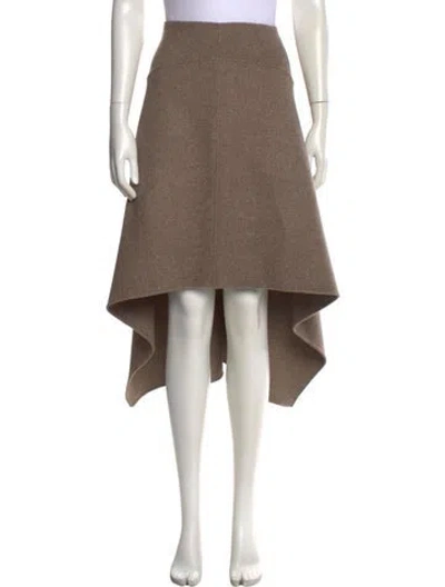 Pre-owned Rachel Comey Wool Midi Length Skirt In Neutral