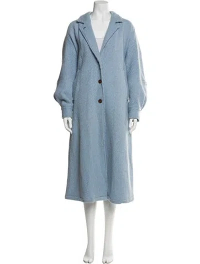 Pre-owned Rachel Comey Wool Peacoat In Blue