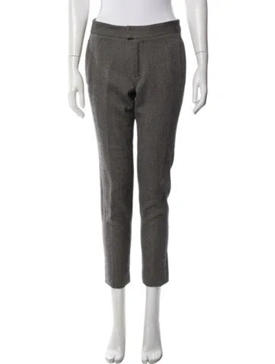 Pre-owned Rachel Comey Wool Straight Leg Pants In Grey