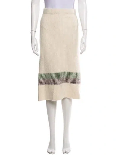 Pre-owned Rachel Comey Wool Striped Sweater In Neutral