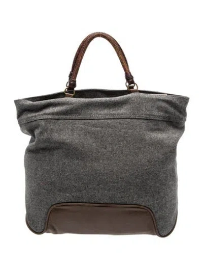 Pre-owned Rachel Comey Wool Tote In Gray