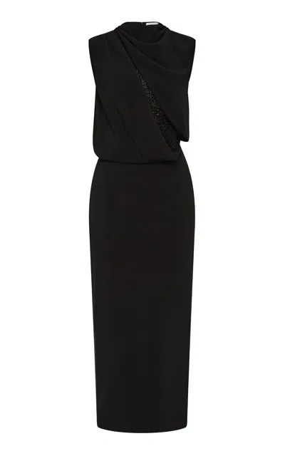 Rachel Gilbert April Cutout Midi Dress In Black