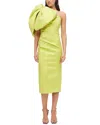 Rachel Gilbert Alessandra Midi Dress In Green