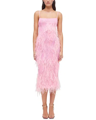Rachel Gilbert Alice Midi Dress In Pink