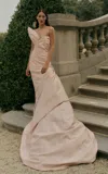 Rachel Gilbert Anders Gown In Light Pink