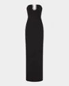 Rachel Gilbert Atticus Gown In Black