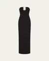 Rachel Gilbert Atticus Gown In Black