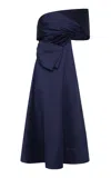 Rachel Gilbert Banksia Single Shoulder Gown In Black