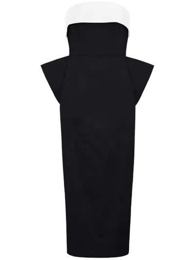 Rachel Gilbert Birdie Midikleid In Schwarz