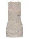 Rachel Gilbert Charlotte Sequin-embellished Mini Dress In Neutral