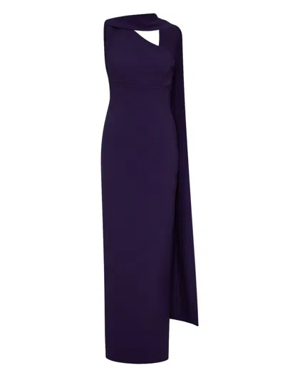 RACHEL GILBERT CLARA ASYMMETRICAL WRAP DRESS