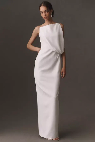 Rachel Gilbert Claudia Maxi Dress In Neutral