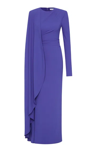 Rachel Gilbert Dion Cape Maxi Dress