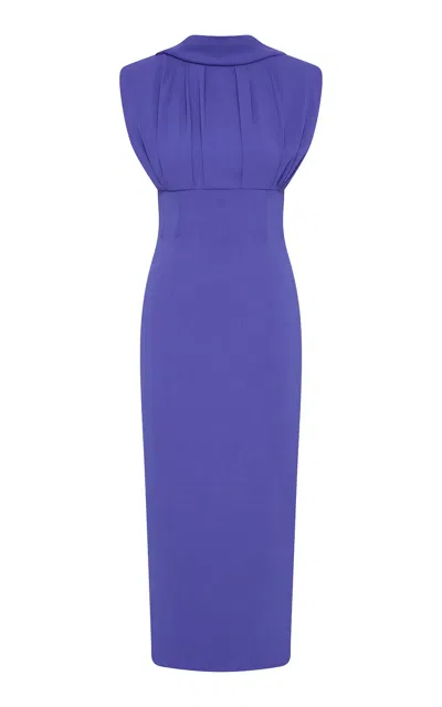 Rachel Gilbert Dion Pleated Midi Dress