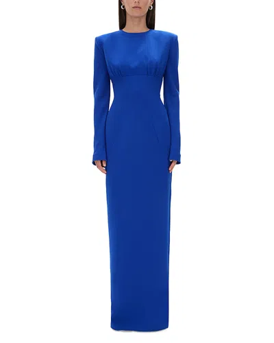 Rachel Gilbert Dover Gown In Blue