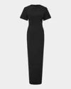 Rachel Gilbert Dover Gown In Black