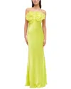 Rachel Gilbert Eyelar Gown In Green