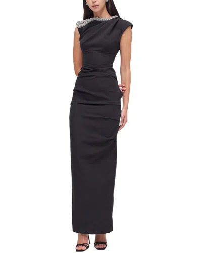 Rachel Gilbert Farley Gown In Black