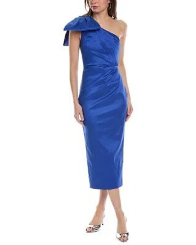 Pre-owned Rachel Gilbert Fauve Dress Women's In Blue