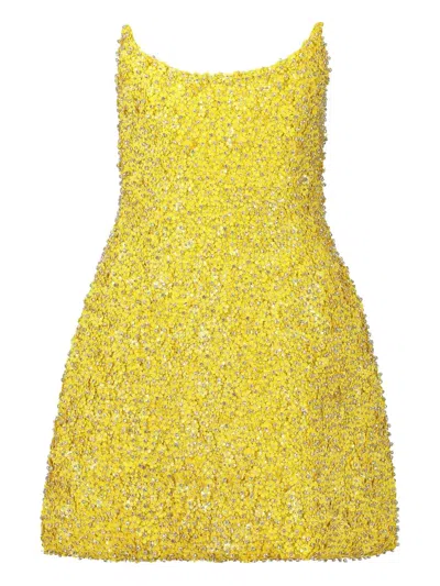 Rachel Gilbert Filius Dress In Yellow