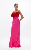 Rachel Gilbert Fiorella Gown In Multi