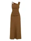 Rachel Gilbert Fitz Cut-out Maxi Dress In Brown