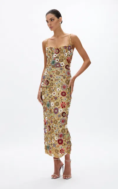 Rachel Gilbert Francesca Gown In Floral