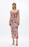 Rachel Gilbert Embellished Francesca Gown In Multi