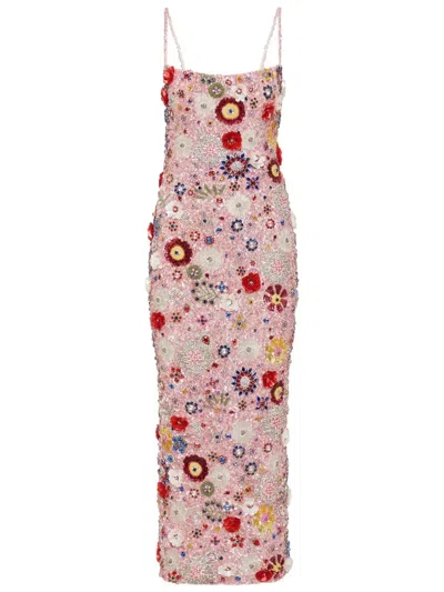 Rachel Gilbert Francesca Gown In Pink