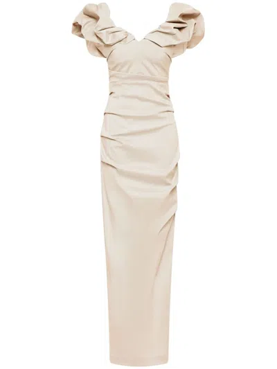 Rachel Gilbert Frey Maxi Dress In Yellow