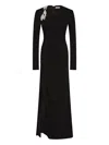 Rachel Gilbert Gabrielle Gown Dress In Black
