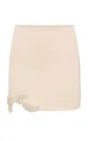 Rachel Gilbert Hallie Embellished Mini Skirt In Neutral