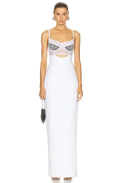 Rachel Gilbert Hartley Gown In Ivory