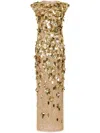 Rachel Gilbert Hugo Gown In Gold