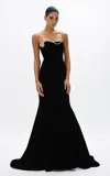 Rachel Gilbert Huxleee Gown In Black