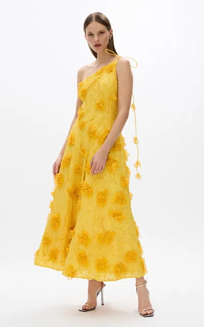 Rachel Gilbert Ianthe Dress In Yellow