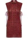 Rachel Gilbert Indi Mini Dress In Red