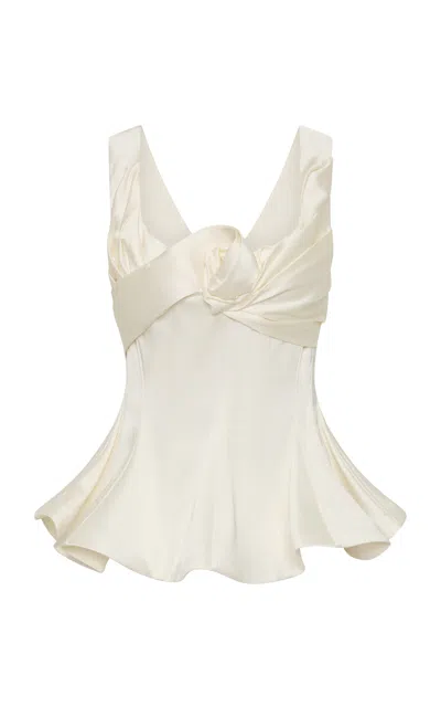 Rachel Gilbert Jacquetta Top In Ivory